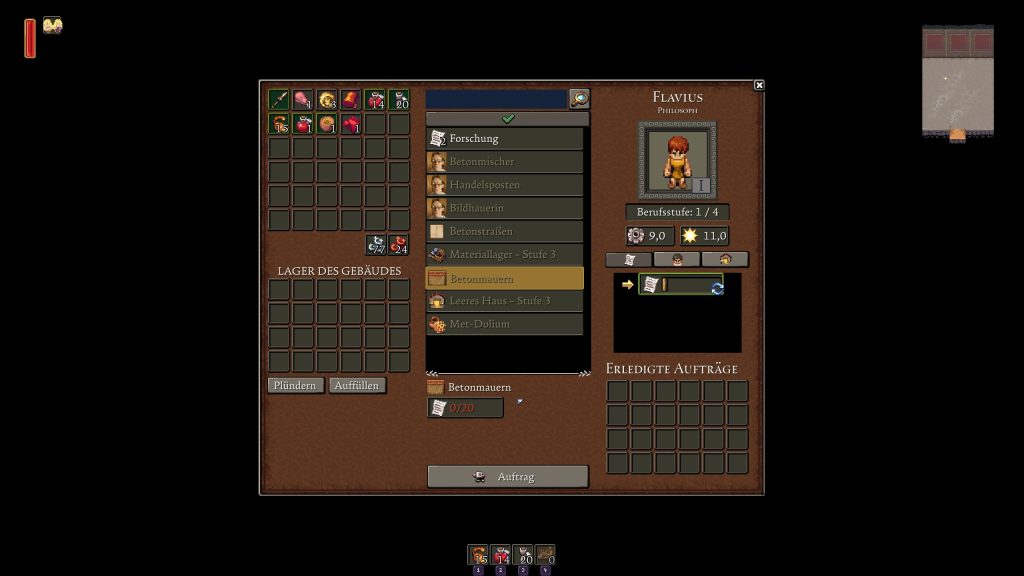 Romestead Gameplay Screenshot Philosoph