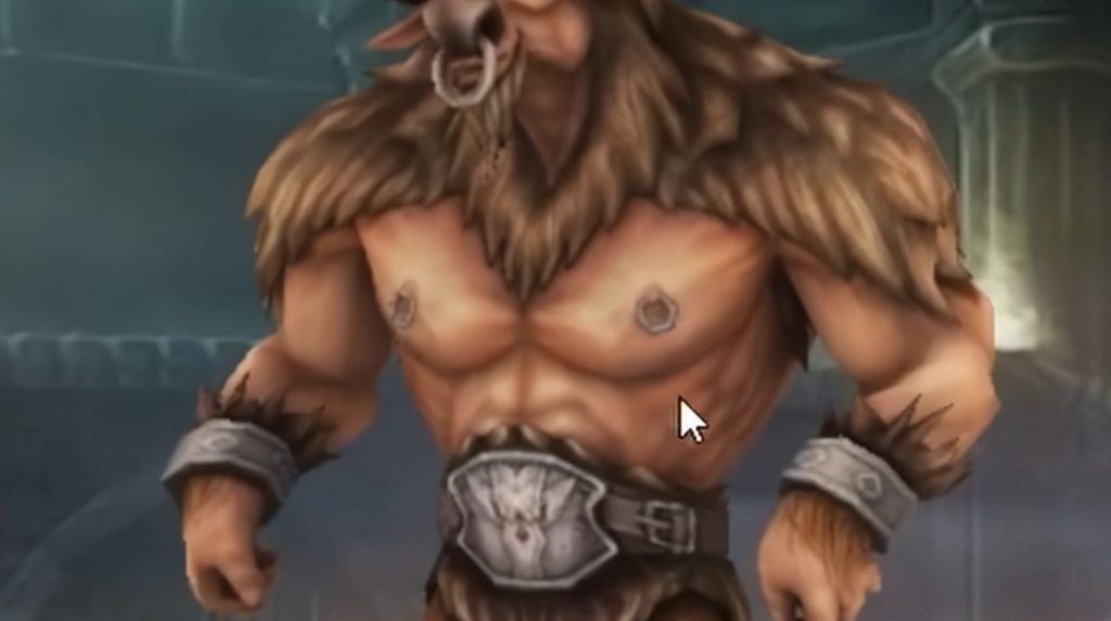 Sherwood Dungeon: Minotaur companion