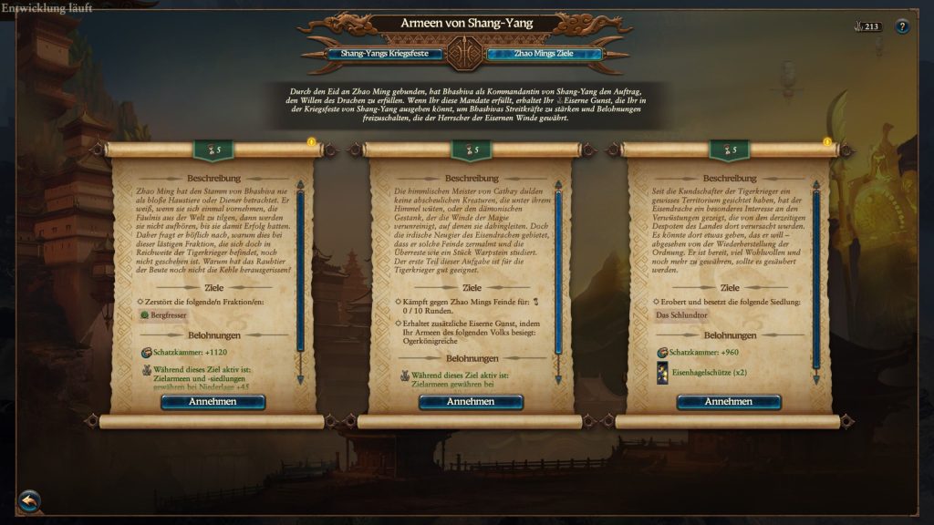 Total War Warhammer 3 Bhashiva DLC Kaiser Aufträge