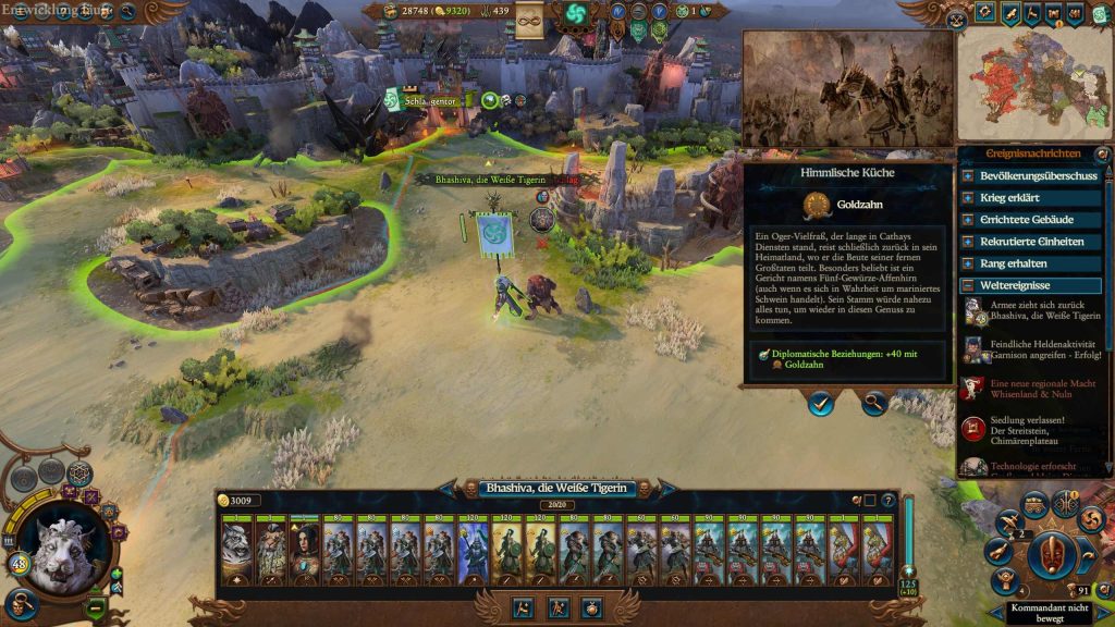 Total War Warhammer 3 Bhashiva DLC Lategame Armee