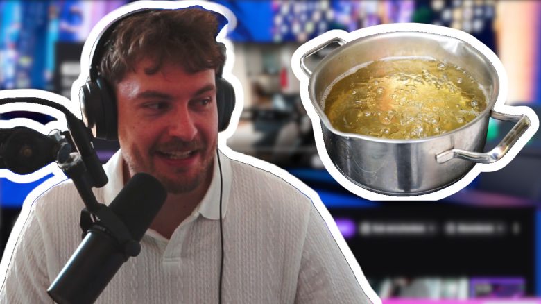 Der Twitch-Streamer versuchte sich anscheinend an einem Biologie-Experiment.