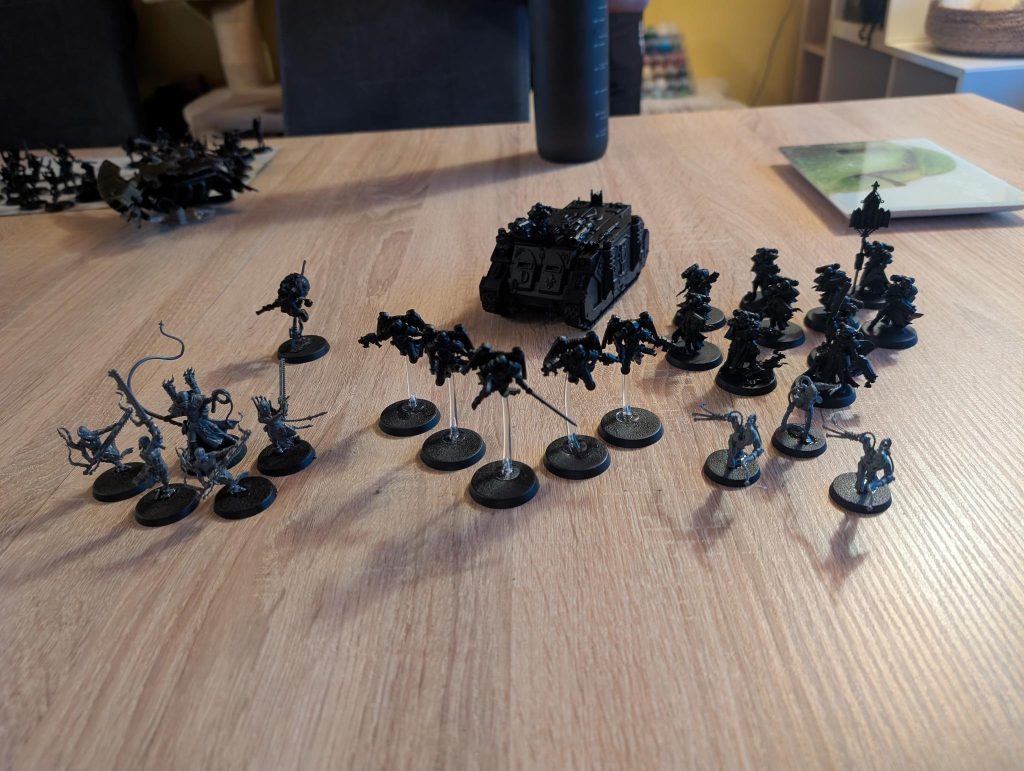 Warhammer 40k Adepta Sororitas Benedicts Armee Teile davon