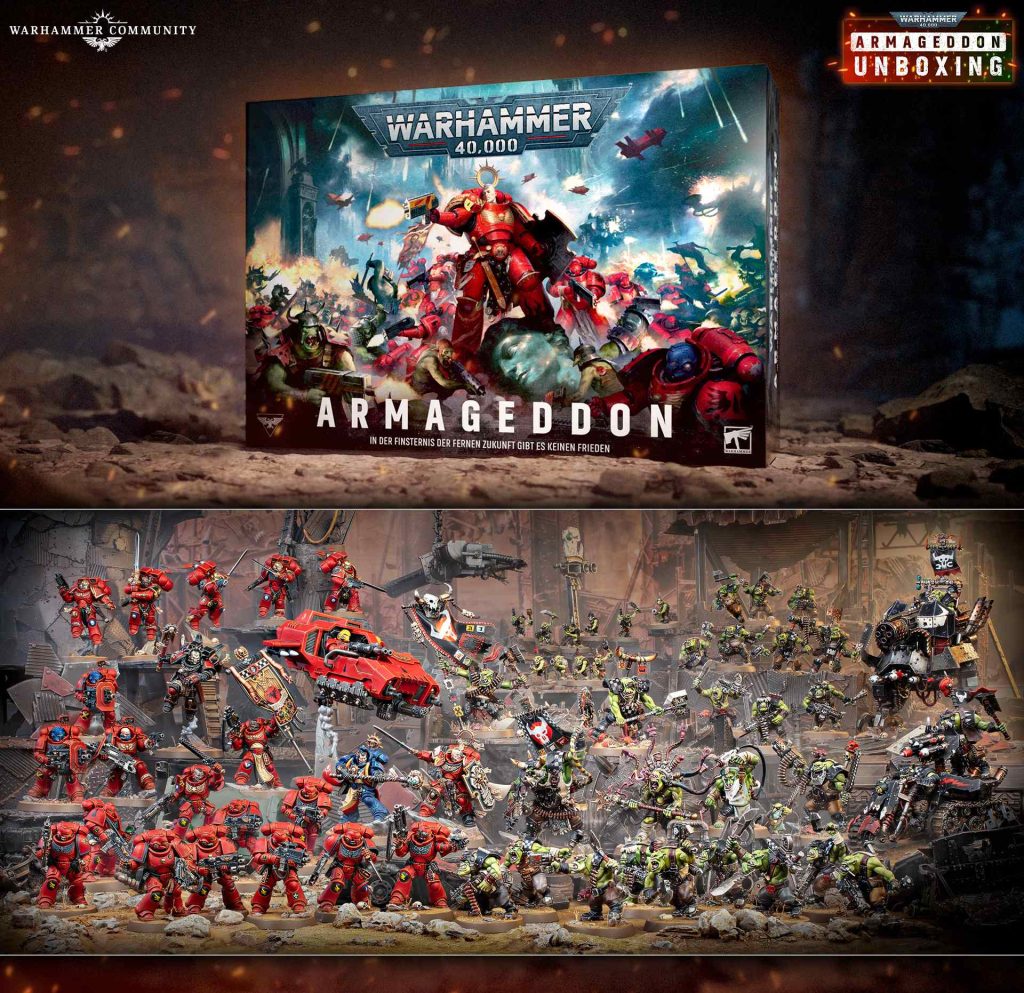 Warhammer 40k Armageddon unboxing complete