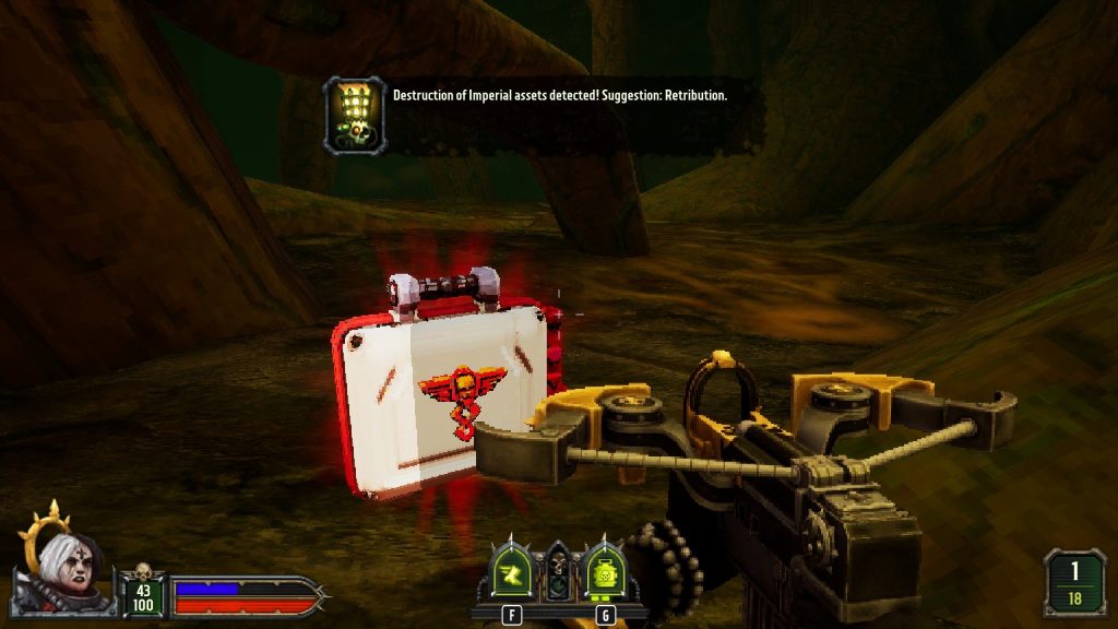 Warhammer 40k Boltgun 2 Health Pack und Bolzenwerfer