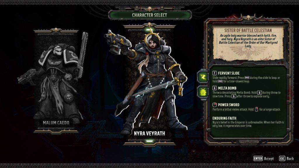 Warhammer 40k Boltgun Soroita Nyra Veyrath