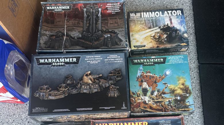 Warhammer 40k seltene boxen schnäppchen titel