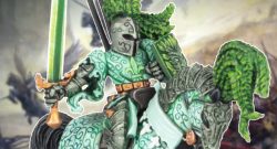 Warhammer The Old World Bretonia grüner Ritter Mini Titel