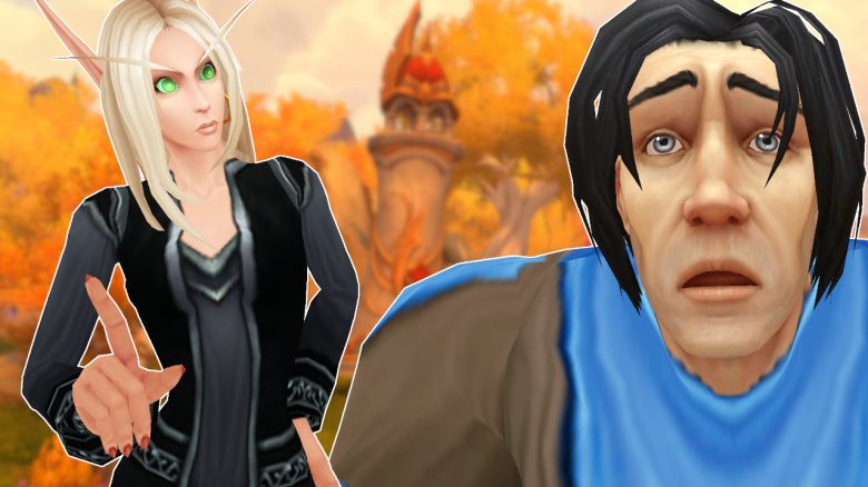 WoW Blood Elf no Game Master sad titel title 1280x720