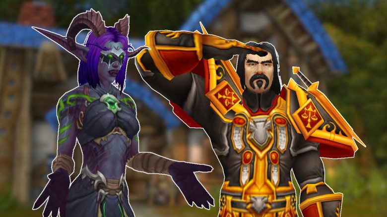 WoW Demon Hunter Asking Human male paladin salute titel title 1280x720