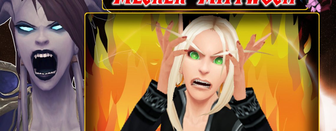 WoW Mecker Mittwoch Burnout Blood Elf Female titel title 1280x720