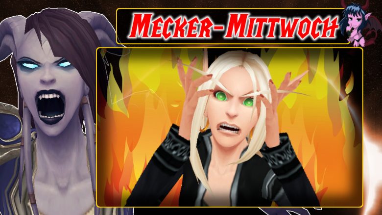 WoW Mecker Mittwoch Burnout Blood Elf Female titel title 1280x720