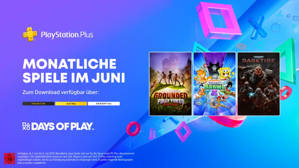 PS Plus Essential Juni 2026