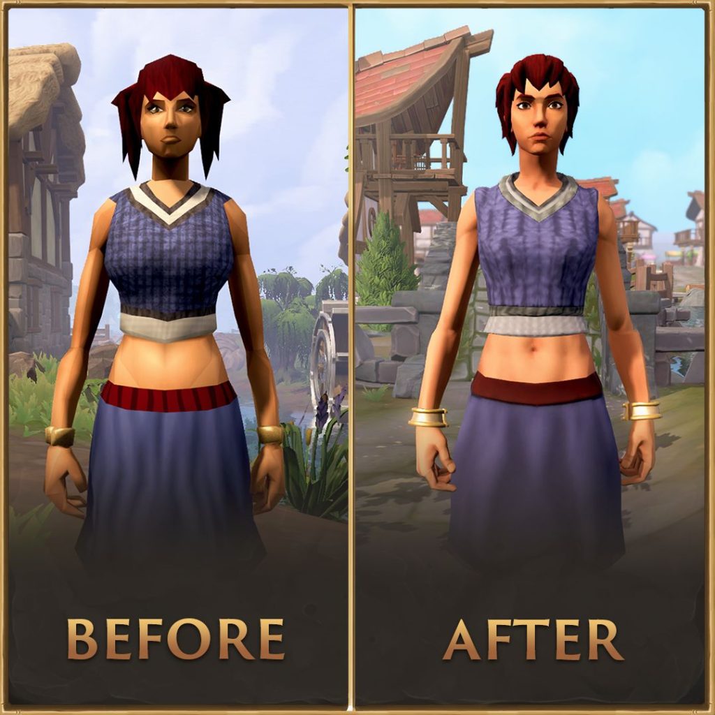 RuneScape: Neuer Look der Avatare - Weiblich
