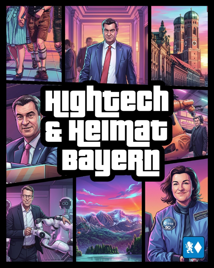 Markus Söder x GTA 6 KI Bild von Instagram https://www.instagram.com/p/DZ-eaM6NUJX/