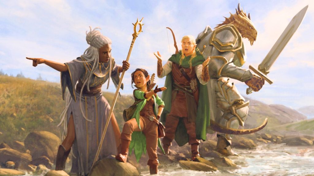 Discussing adventurers