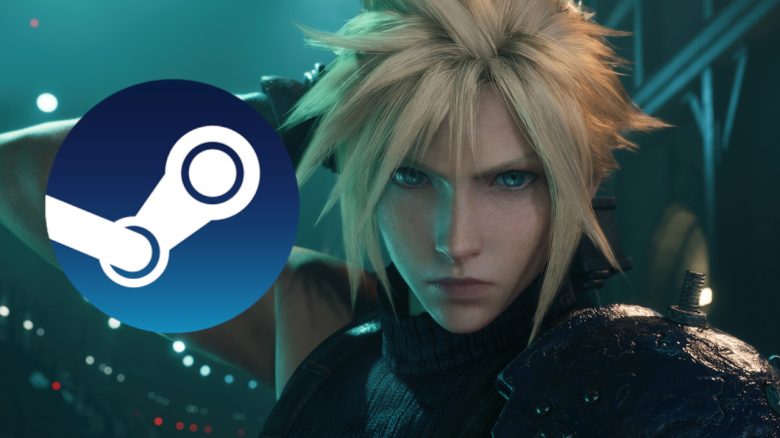 Final Fantasy VII Cloud Strife Steam Logo titel title 1280x720