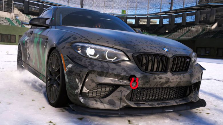 Forza Horizon 6 BMW M2 im Baseball-Stadion in Tokyo Winter Season