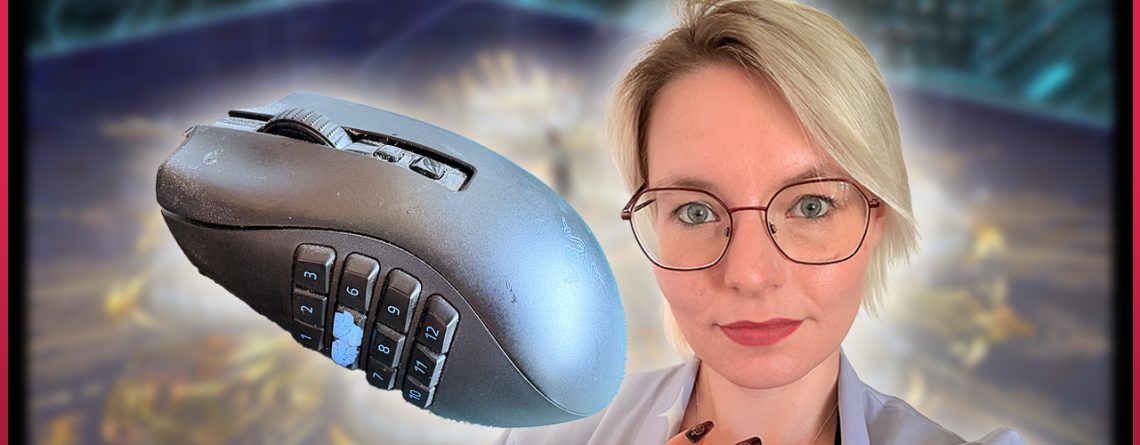 Weil ich eitel bin, brauche ich zum Zocken von MMORPGs eine ganz besondere Maus