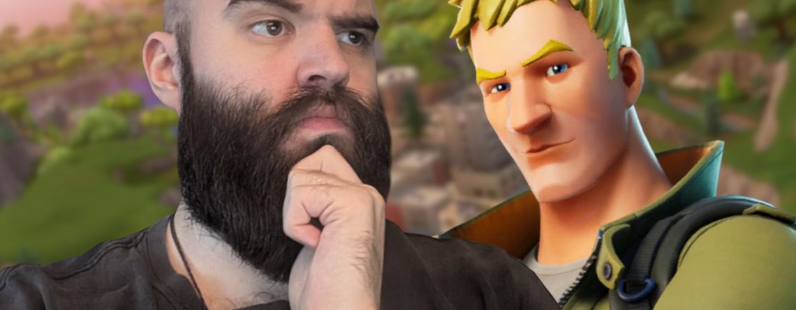 Jeder will Fortnite kopieren titel mit Benedict grübelnd