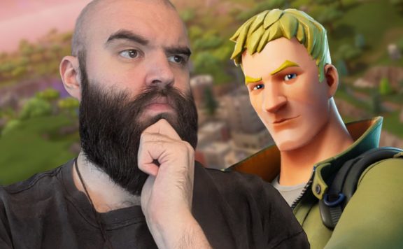 Jeder will Fortnite kopieren titel mit Benedict grübelnd
