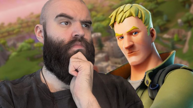 Jeder will Fortnite kopieren titel mit Benedict grübelnd
