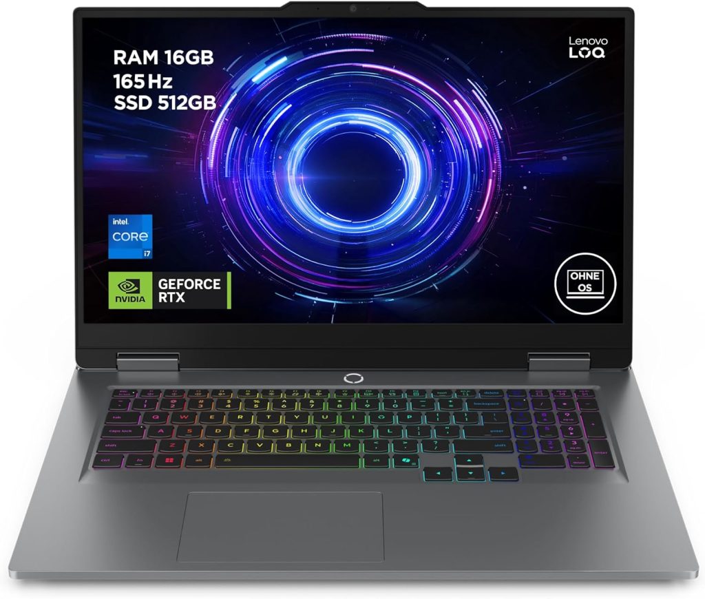 Gaming-Laptop Lenovo LOQ 17IRX10 mit RTX 5070 für nur 1.049 Euro statt 1.249 Euro bei Amazon