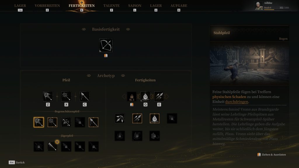 Mistfall Hunter Screenshot Skills