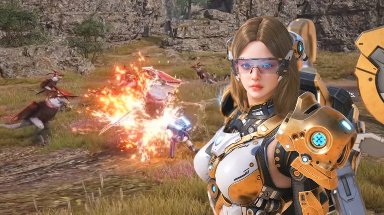 RF Online Next Release News Spielcharakter vor Ingame Szene