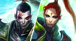 Owlcat Interview zu Romanzen in pathfinder Warhammer 40k Rogue Trader Yrliet und Marazhai Titel