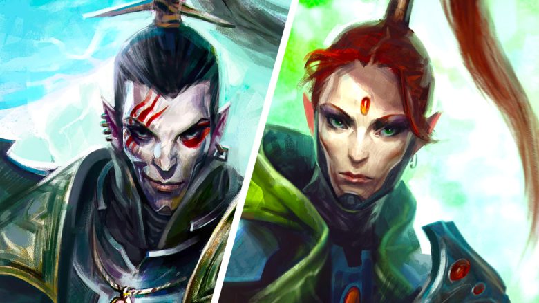 Owlcat Interview zu Romanzen in pathfinder Warhammer 40k Rogue Trader Yrliet und Marazhai Titel