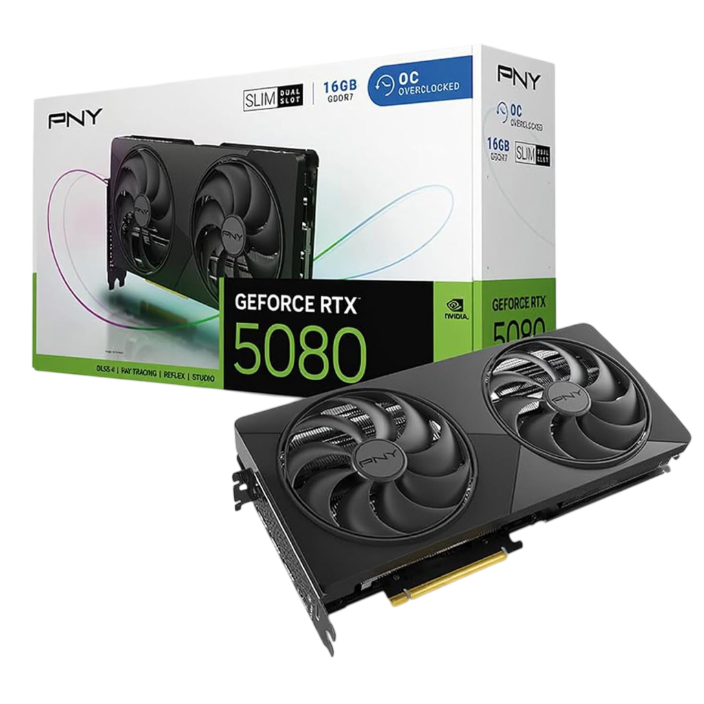Kleine 4K-Grafikkarte: PNY GeForce RTX 5080 Slim OC für 1.198,99 Euro statt 1.469 Euro UVP beim Amazon Prime Day (Angebot begrenzt)