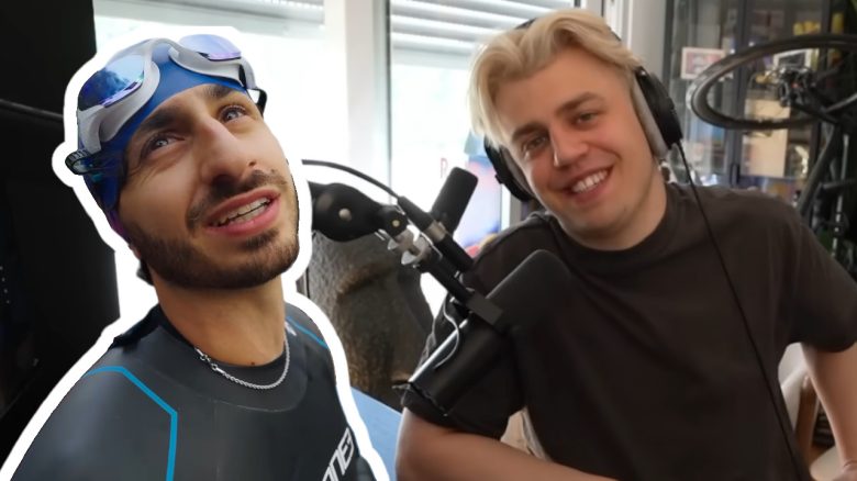 Ein YouTuber läuft einen Ironman, weil Papaplatte ihm 600 Euro gegeben hat.