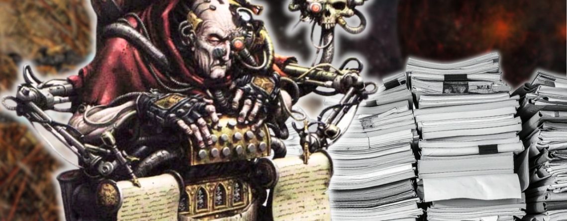 Bürokratie in Warhammer 40.000 ist noch schlimmer als in Deutschland, braucht ganze 9 Planeten für Papierkram