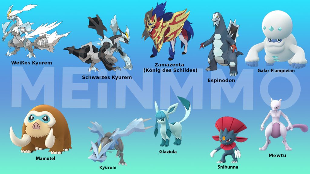 Pokemon GO beste Angreifer vom Typ Eis