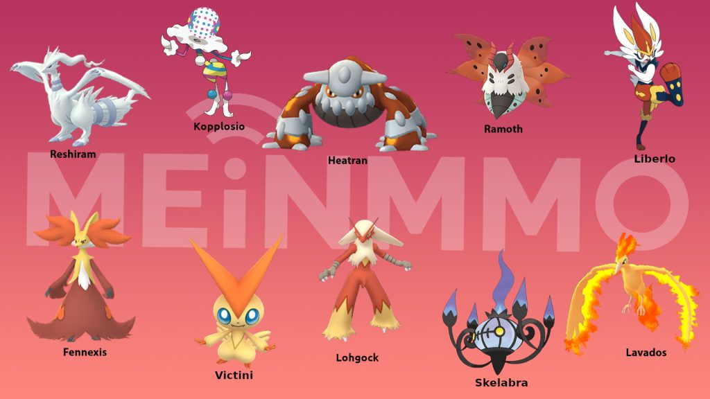 Pokemon GO beste Angreifer vom Typ Feuer