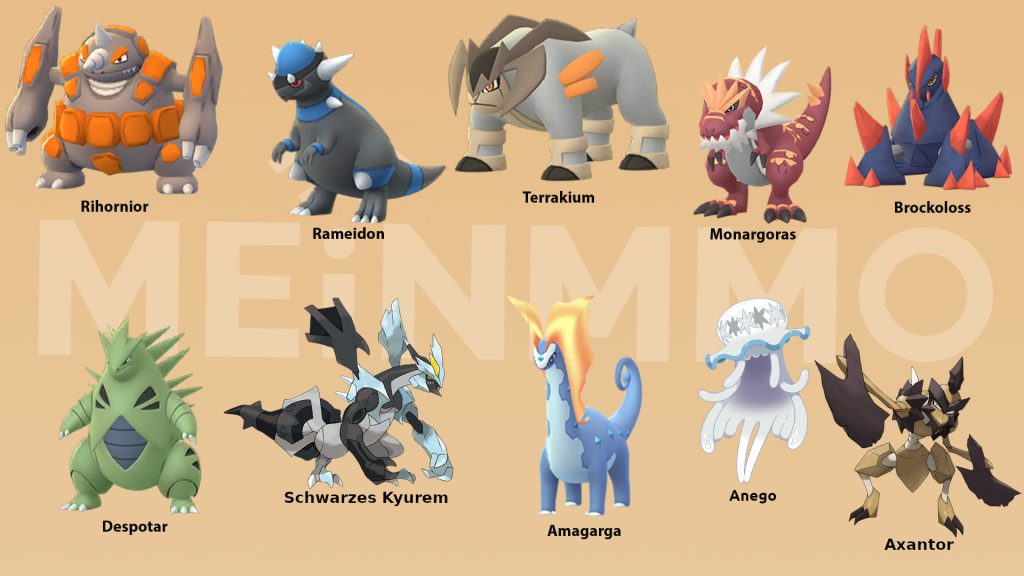 Pokemon GO beste Angreifer vom Typ Gestein