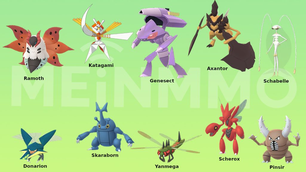 Pokemon GO beste Angreifer vom Typ Käfer