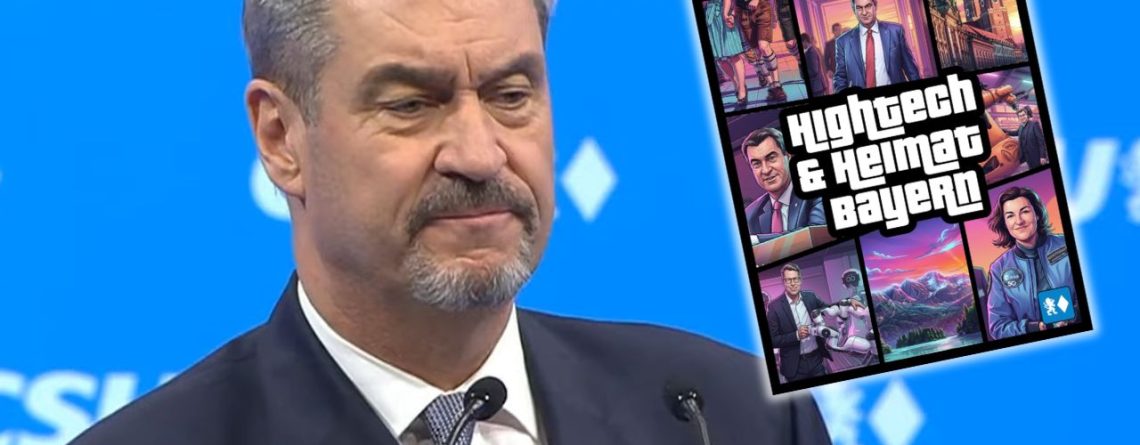 GTA 6 ist so wichtig, dass sogar Markus Söder auf fragwürdige Weise damit wirbt