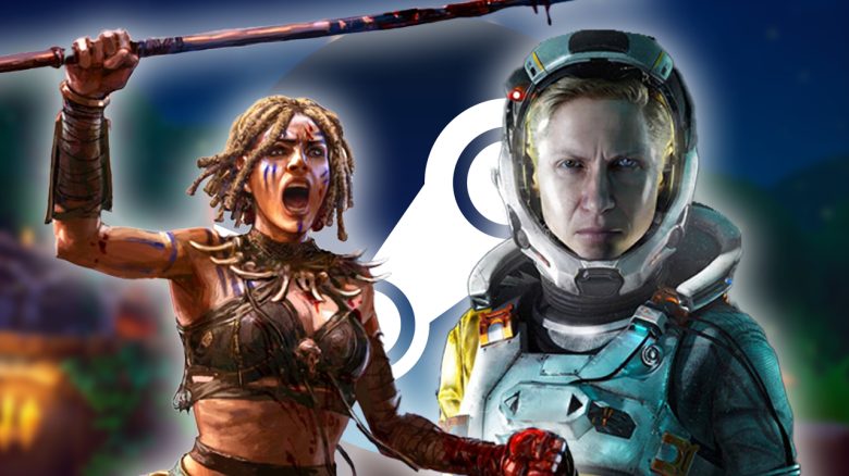 Steam Sale Titelbild mit Path of Exile 2 und Returnal