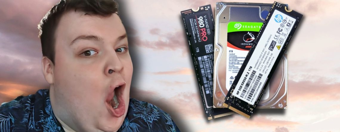 Ich sammle Speicher wie Briefmarken, hab schon über 40 TB und kann einfach nicht damit aufhören