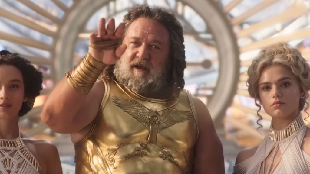 Thor Love and Thunder Trailer Zeus