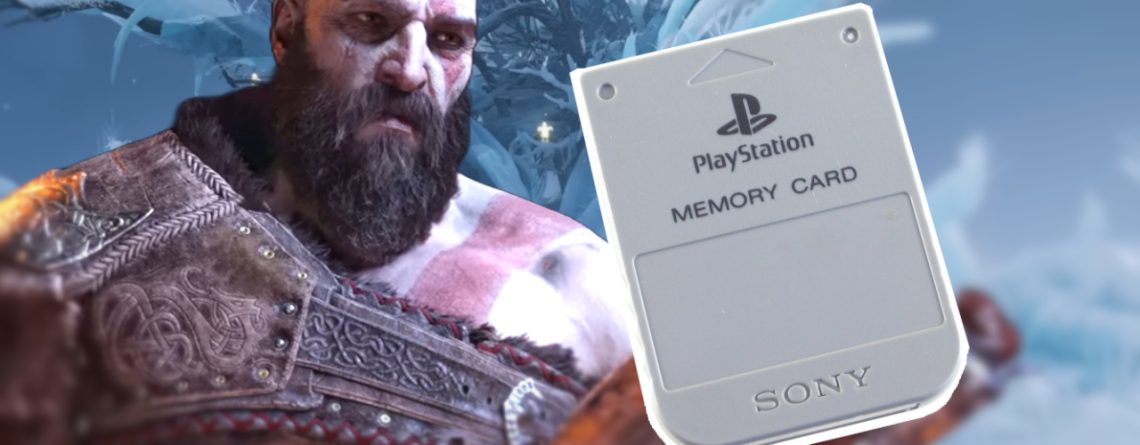 Vor 30 Jahren hatte eine Speicherkarte für die PS1 eine Kapazität von 128 KB: Heute würde sie nicht mal einen Zeh von Kratos speichern können