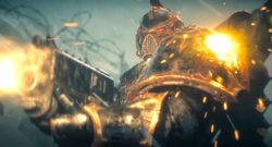 Warhammer 40k Chaos Space Marine mit Bolter Titel