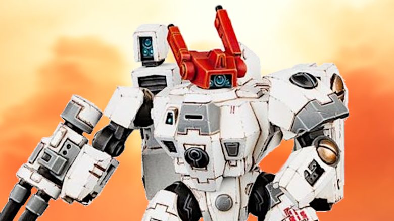 Warhammer 40k tau xv6 crisis battlesuit mini titel