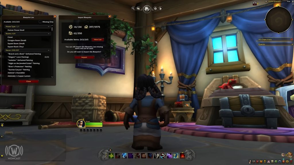 WoW Housing Blue Prints