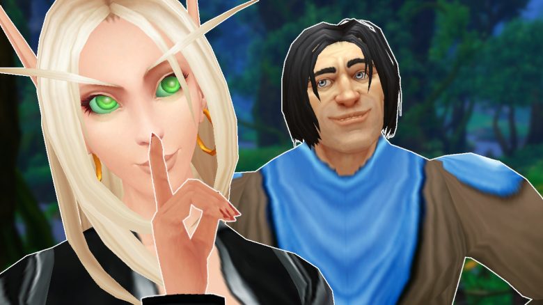 WoW Silence Blood Elf Game Master Smile titel title 1280x720