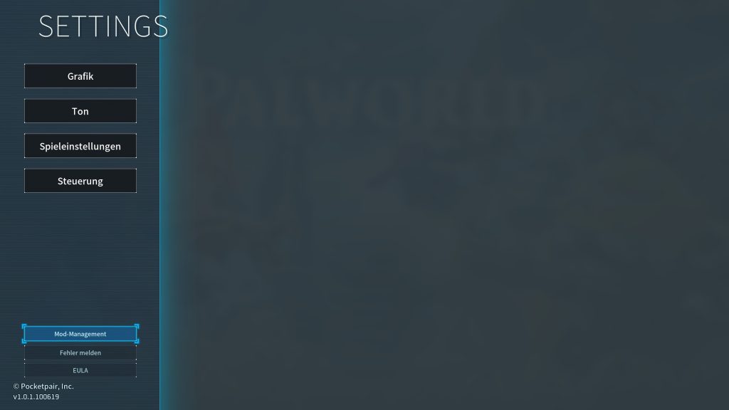 Palworld Mod Management
