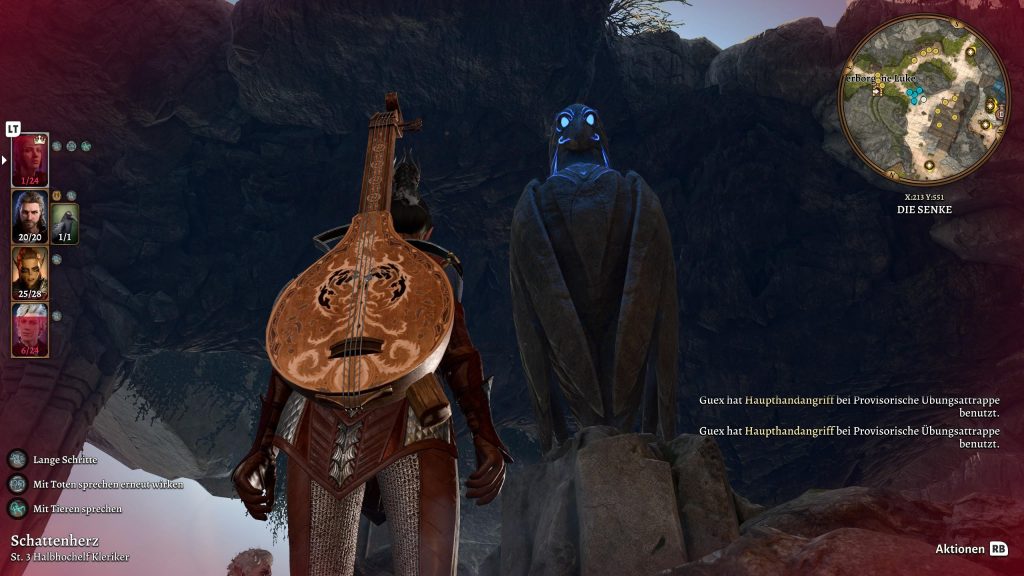 Baldurs GAte 3 third person mod statue