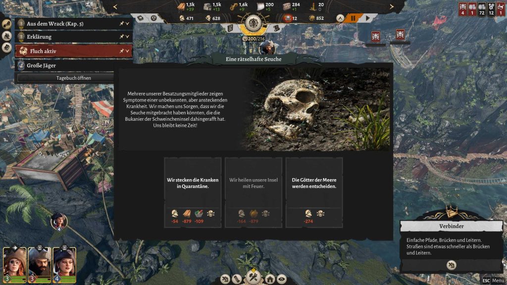 Corsair Cove Screenshot Gameplay Event Disease