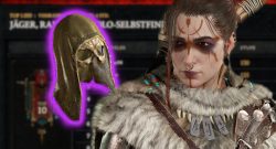 Diablo 4 Jägerin schaut auf Shako vor S14 Rangliste titel